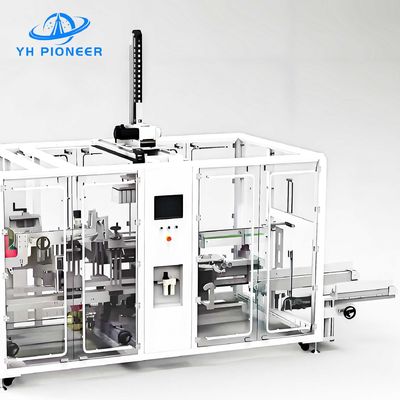 좋은 가격 스테인리스 스틸 카튼 박스 포장기 자동 팔레트 포장용 조정 속도 온라인으로