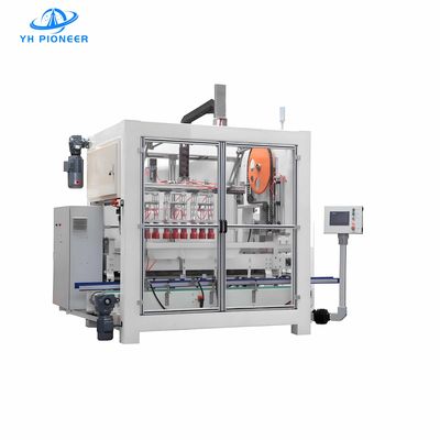 좋은 가격 효율적인 병 카튼 포장 기계 21-28 카튼 / 분 속도와 4.5KW 전력으로 신뢰할 수 있는 포장 온라인으로