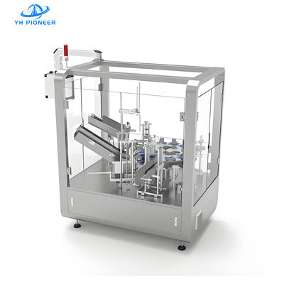 좋은 가격 로터리 박스 카튼링 머신 12 작업 스테이션과 260L/min 공기 소비 간편 유지 보수 온라인으로