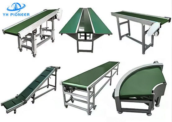 고온 저항 가방 컨베이어 시스템 PLC 제어 조정 속도