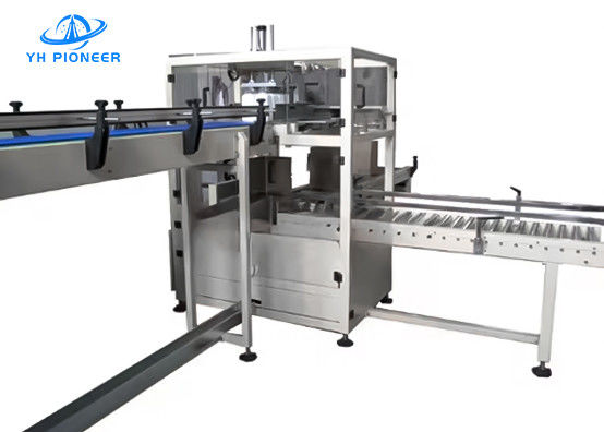 스테인리스 스틸 병 케이스 포장 기계 조정 속도 18-30cases/min