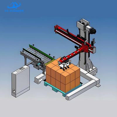 좋은 가격 1800mm 높이 자동 팔레티제 시스템 400-600 사이클/H 팔레티제 기계 온라인으로