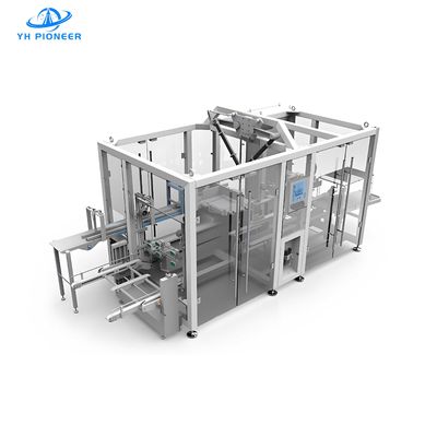 좋은 가격 스파이더 핸드 카튼 패키커 자동 케이스 포장기 9.4KW 조절 속도 온라인으로