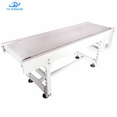 좋은 가격 PVC 또는 PU 벨트 옵션 및 250W 전기 모터 드라이브와 함께 사용자 정의 가능한 식품 벨트 컨베이어 시스템 온라인으로