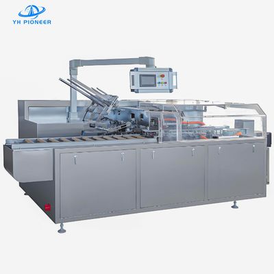 알루미늄 프레임과 유기 유리 보호 장치로 장착된 스테인리스 스틸 상자 포장기