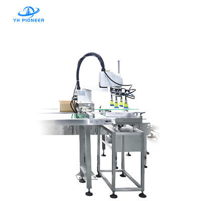 고 정밀 스카라 로봇 카튼 포장기 효율적인 포장을위한 60-240 조각 / 분 잡기 속도